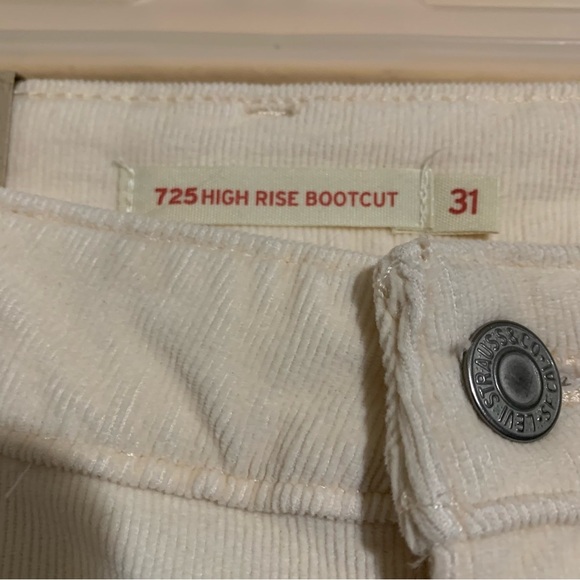 Levis 725 High Rise Boot Cut Stretch Jeans Pants NWT - Picture 4 of 10